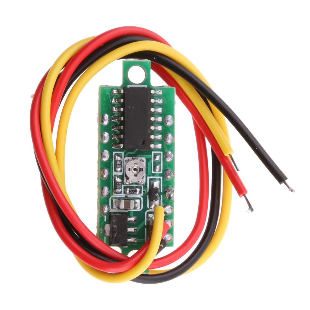 20x DC 0-100V 0.28" Three-Wire Panel Digital Voltmeter Voltage Meter Tester