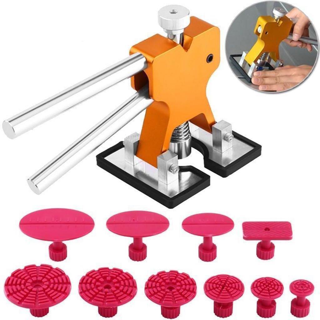 Car Body Paintless Repair Dent Puller Lifter Removal Tool With 10 Tabs Kits