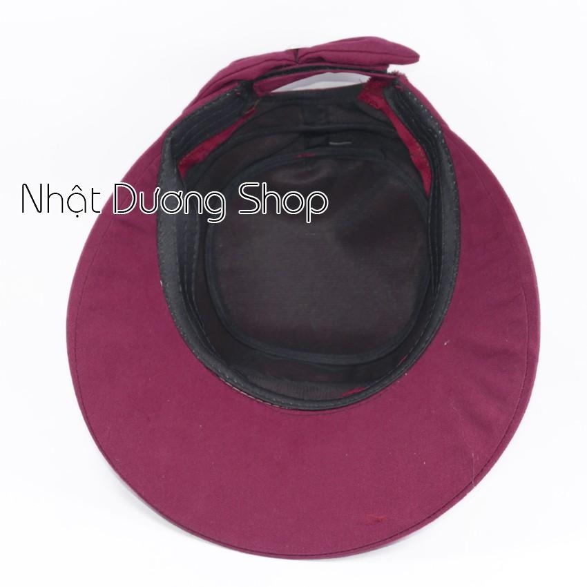 Nón chống nắng New fashion loại tốt nữa đầu chất liệu vải tốt thích hợp cho chị em phụ nữ