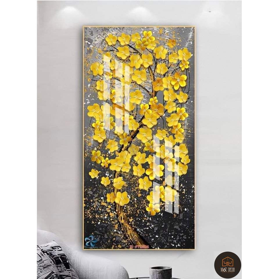 Xả tranh tráng gương siêu to khổng lồ bộ 3 bức 70x100cm