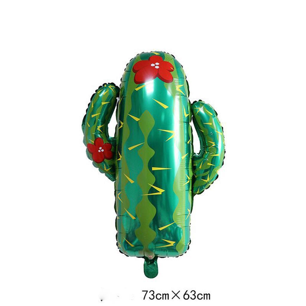 6X 5 Pieces Cactus Aluminium Foil Balloon Baby Shower Kid Birthday Party Decor