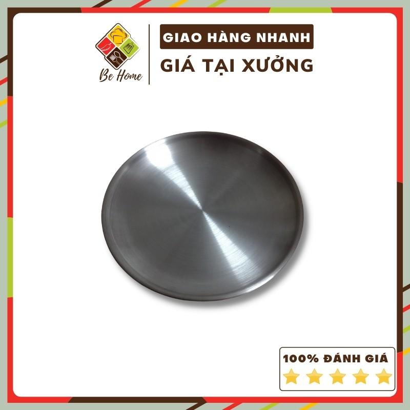 Đĩa Tròn Inox 1 Lớp Hàn Quốc -BEHOME - 6 Kích Thước - An Toàn Và Tiện Lợi