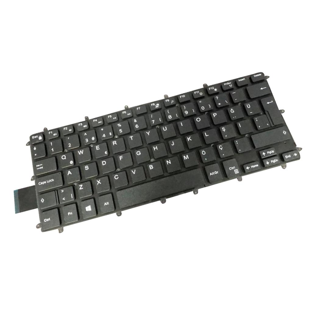 Black Turkish Keyboard For  Inspiron 5368 5378 7368 7378 7460 Laptop
