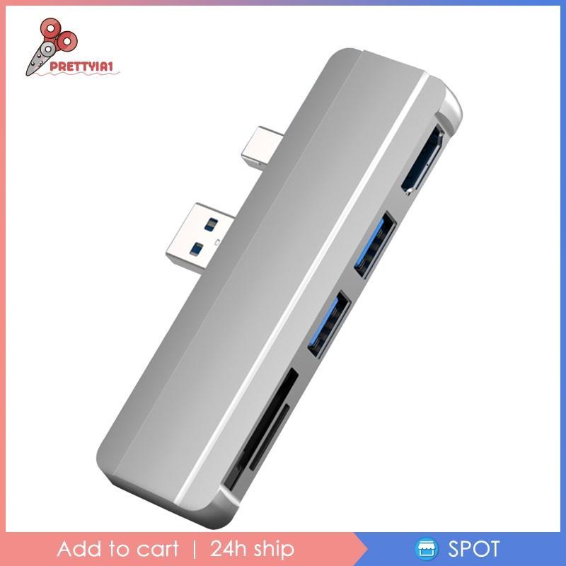 1 Bộ Chia Cổng Usb 3.0 Cho Surface Pro 4 / 5 / 6 4k Hdmi