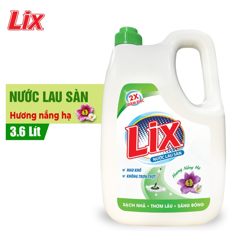 Nước lau sàn Lix hương nắng hạ 3.6 lít LH360