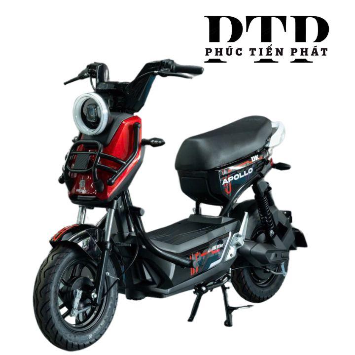 Xe Máy Điện DK Apollo - Bản 4 Bình 20Ah - Đen Sần