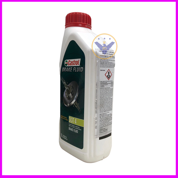 Dầu phanh, dầu thắng xe ô tô cao cấp Castrol brake Fluid Dot 4 Lon 1L