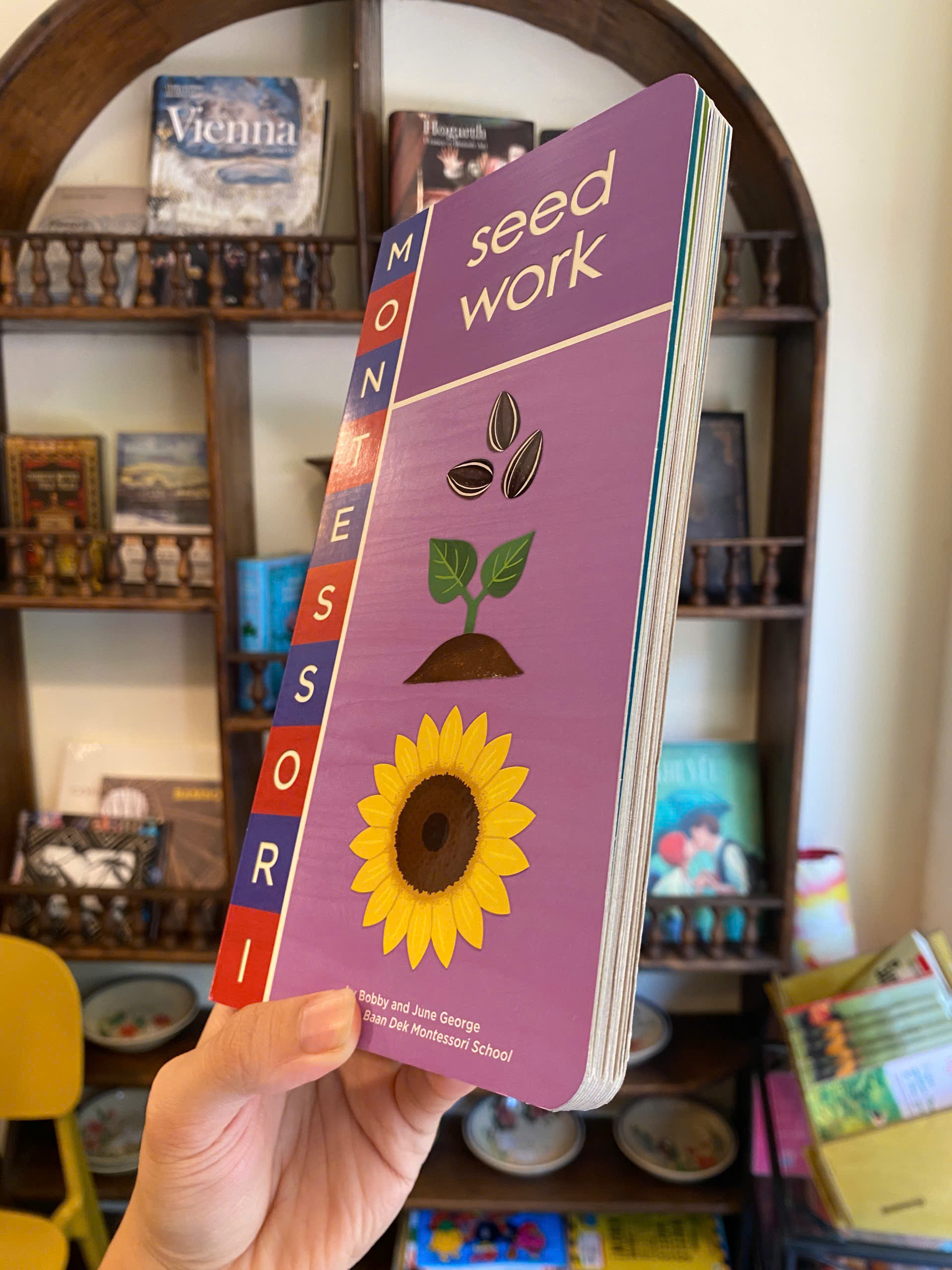 Sách - Seed Work: Learn About Plants The Montessori Way by Bobby George | Children's Picture Book