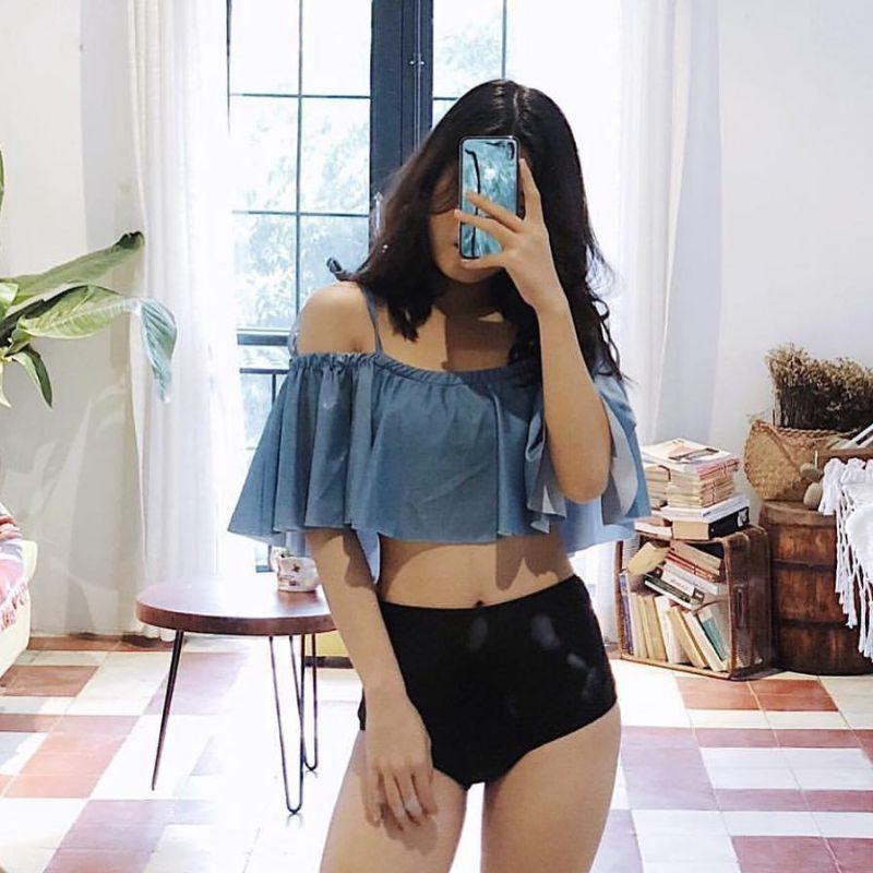 Bikini thắt nơ bèo rũ