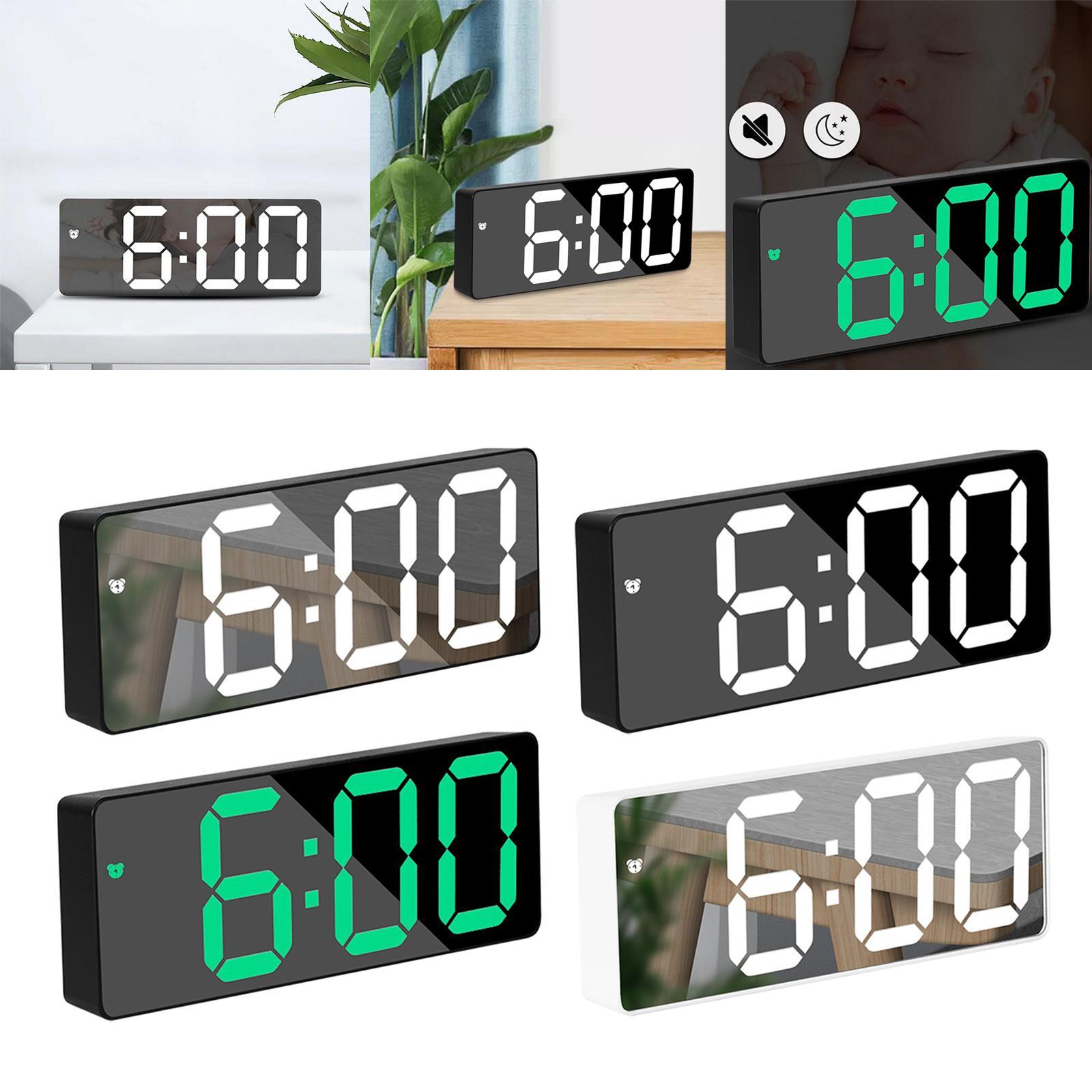 Clock Snooze Large Display Electronic Desktop