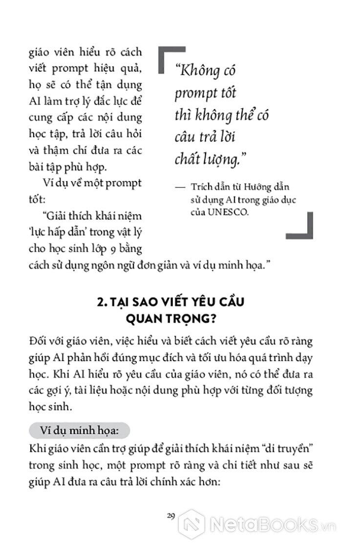 Sách - Nghề Thầy Và Trí Tuệ Nhân Tạo