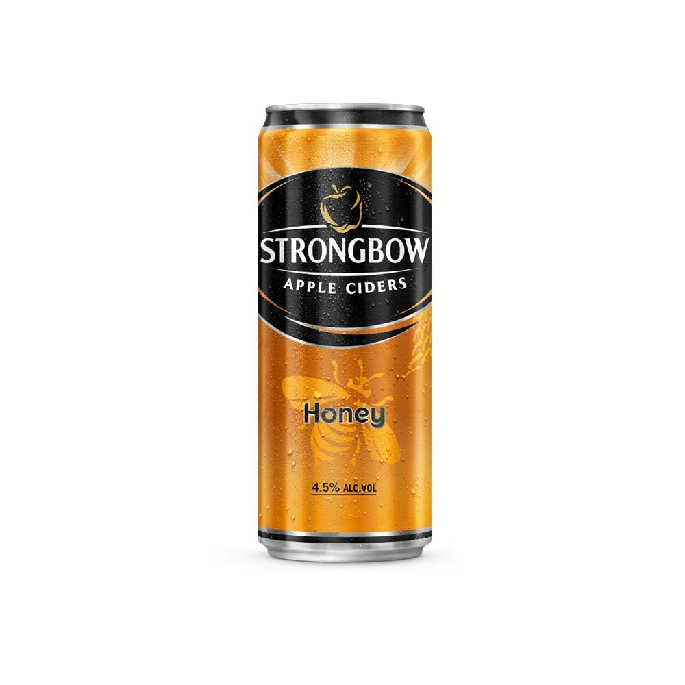 Thùng 24 lon Bia Hoa Quả Lên Men Strongbow Mix Vị 330ml 