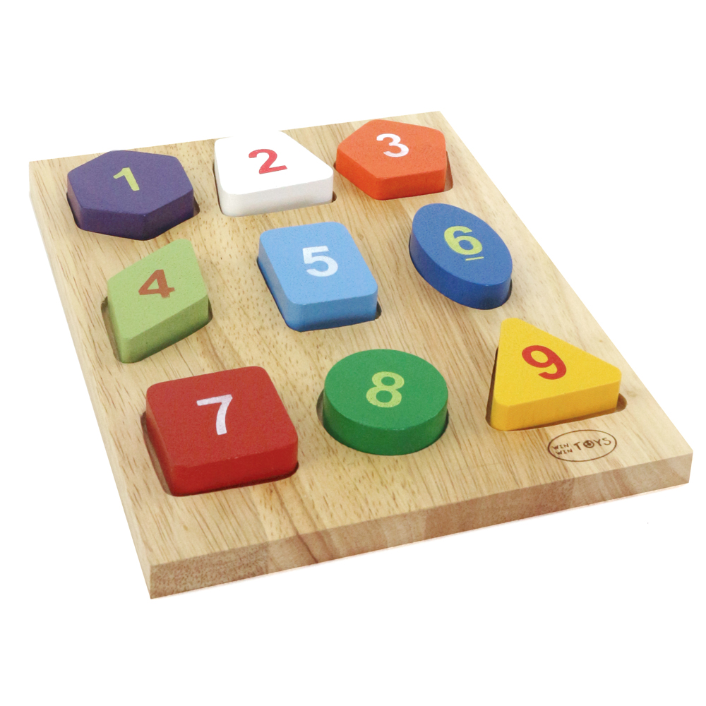 Đồ chơi gỗ BK TOTECH: Bộ xếp 9 hình, tăng khả năng tư duy và khéo léo - Winwintoys 63042
