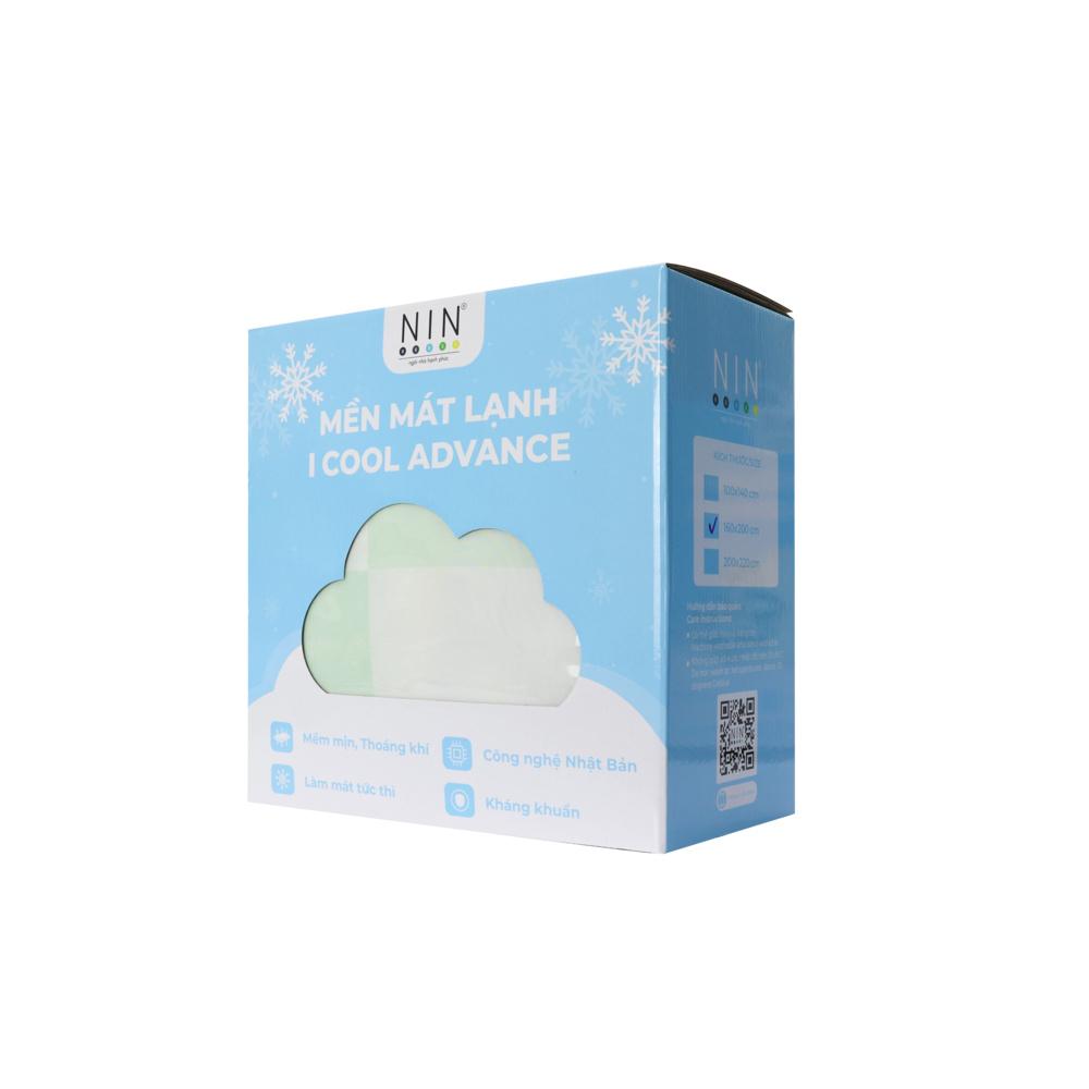 [CHĂN HÈ MÁT LẠNH] Mền lạnh I Cool Advance NIN House | Chăn mền Ice Silk fabric siêu mát lạnh cao cấp 2mx2m2 màu NM8031, Chăn điều hoà nhiều độ
