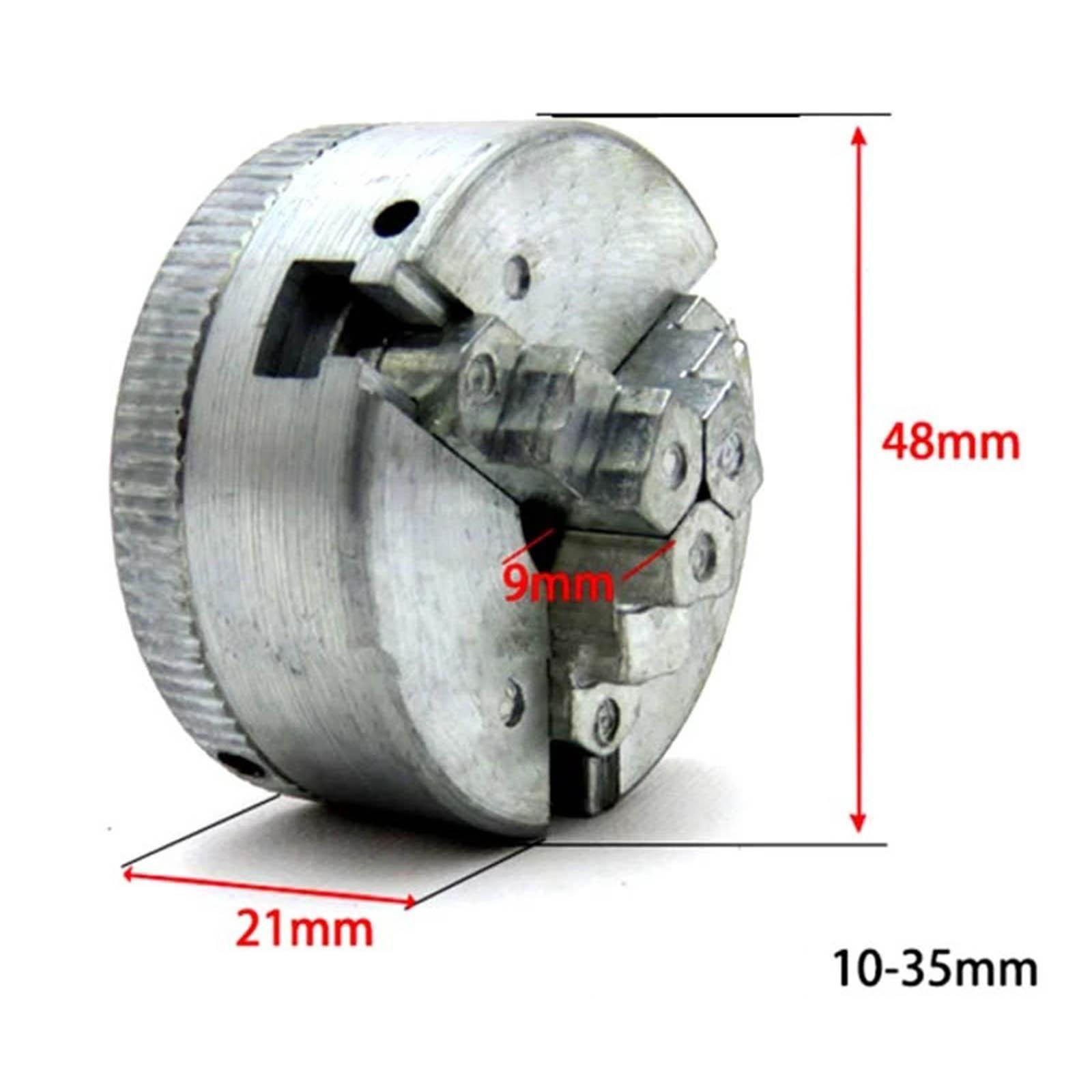 3 Jaws Chuck Portable Electric Drill Chuck Compact for Milling Machine