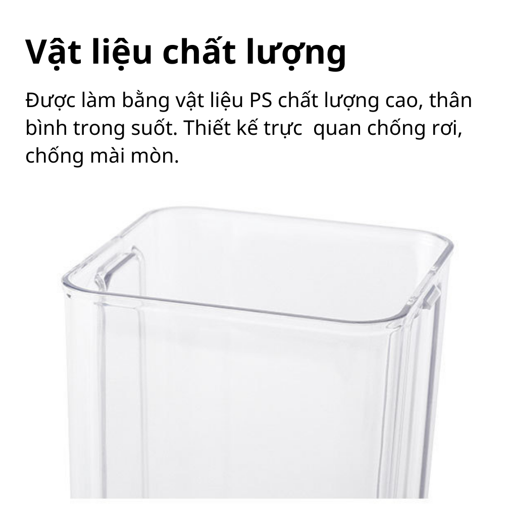 Hộp Nhựa Đựng Thực Phẩm Trong Tủ Lạnh GAGI Mã GH02 Có Nắp Kín Khí, Chịu Lực Tốt Đa Dạng Thể Tích Phù Hợp Cho Nhiều Loại Thực Phẩm - Hàng Chính Hãng