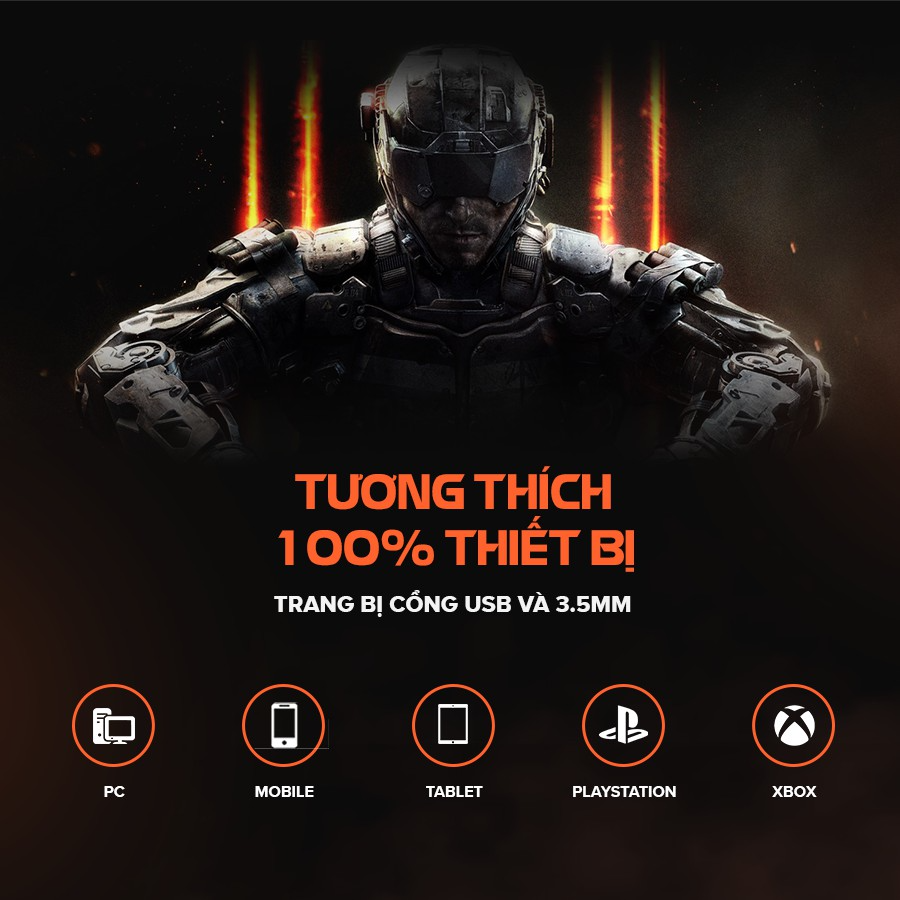 Tai Nghe Gaming Headphone Havit H2232D, Driver 50mm, LED RGB, Tương Thích Với PC/ PS4/ XBOX/ Điện Thoại/ Máy Tính Bảng - Hàng Chính Hãng