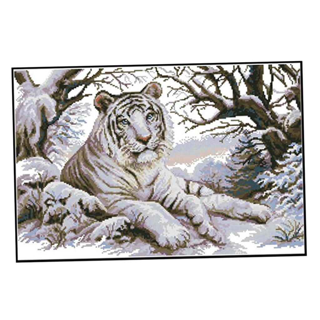 DIY Stamped White Stitch Kits Counted Embroidery Kits For Beginners