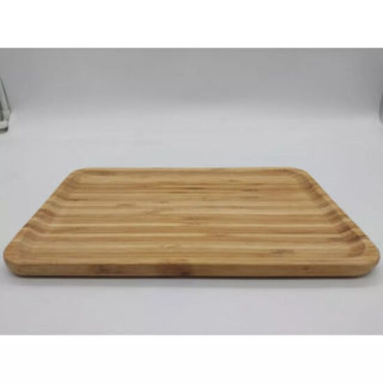 Khay gỗ tre, chữ nhật, 30x20x1,5 cm, Top Choice, decor, trang trí, 1 cái.