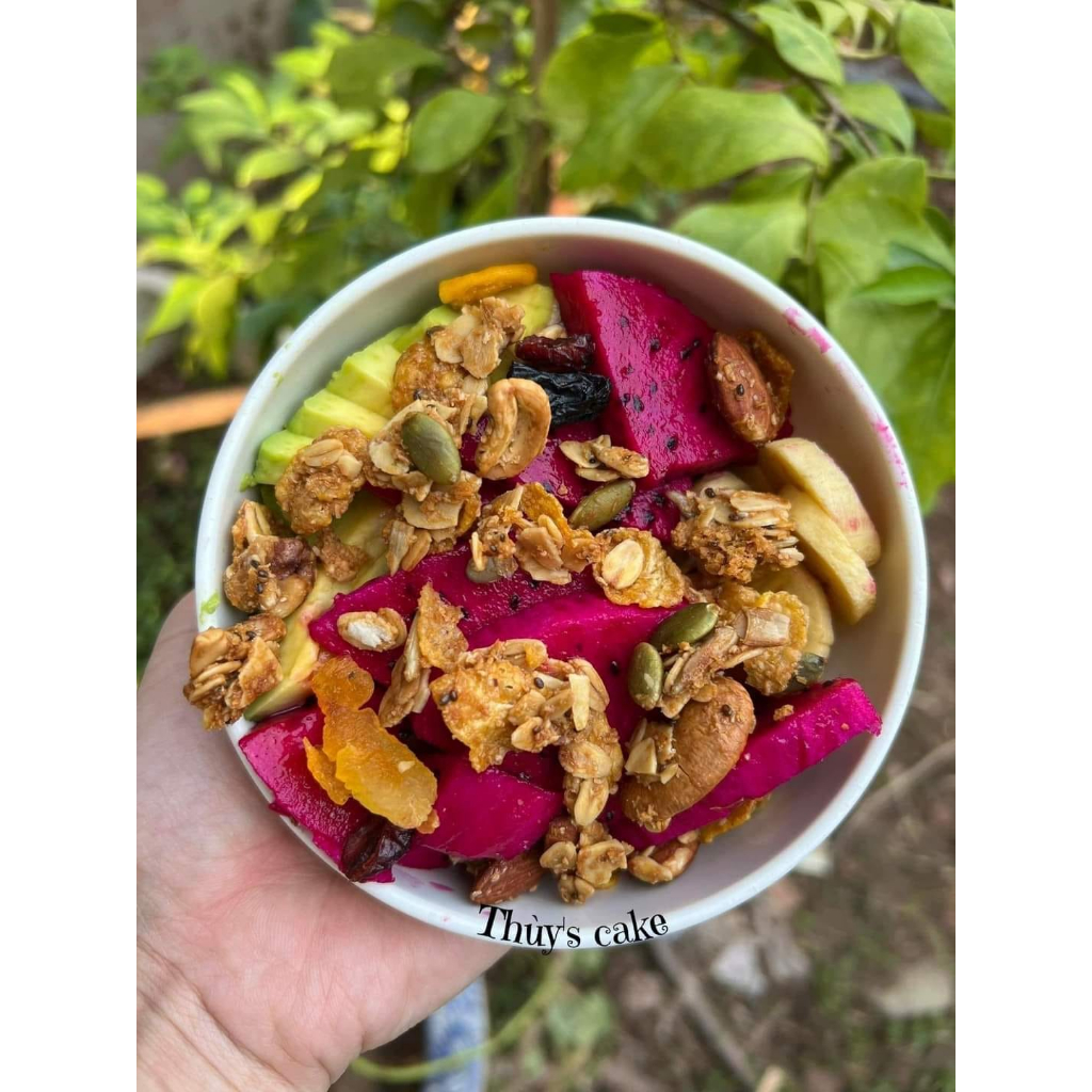 Hạt dinh dưỡng, Granola ngũ cốc siêu hạt giảm cân, dinh dưỡng, eat clean, thực dưỡng, không đường