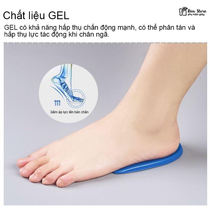 Miếng Lót Giày Silicon Hình Chữ U, 1 Đôi Gel Giảm Đau Chân, Miếng Lót Giày Bảo Vệ Gót Chân, Đệm Gót Chân #sil47