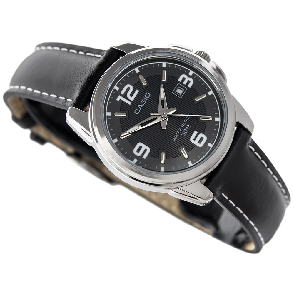 ĐỒNG HỒ NỮ CASIO LTP-1314L-8AVDF Dây da nâu - Mặt 3 kim Cá tính nổi bật