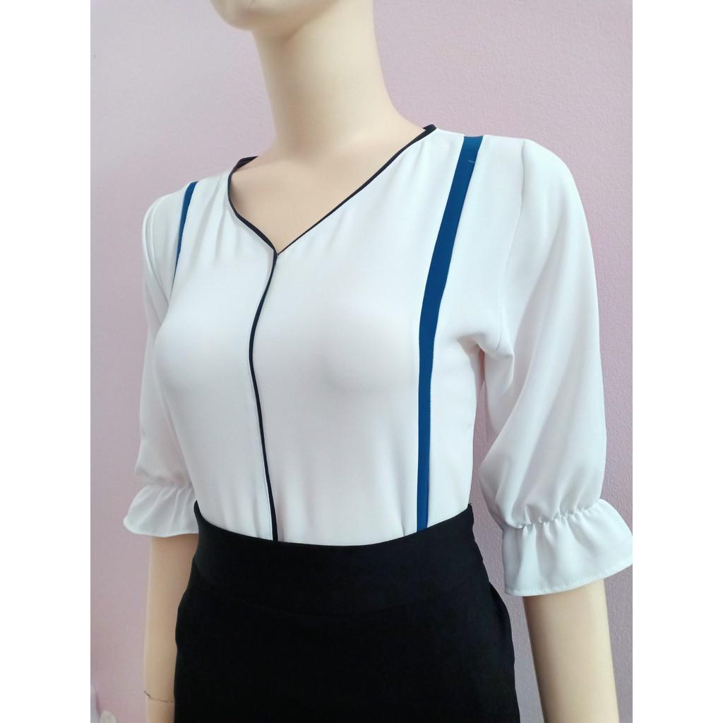 Áo kiểu nữ lụa Hồng ngọc