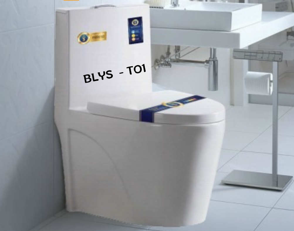 Bồn cầu nguyên khối Tundo Yoshi nano kháng khuẩn CTT01 700 x 385 x 780mm