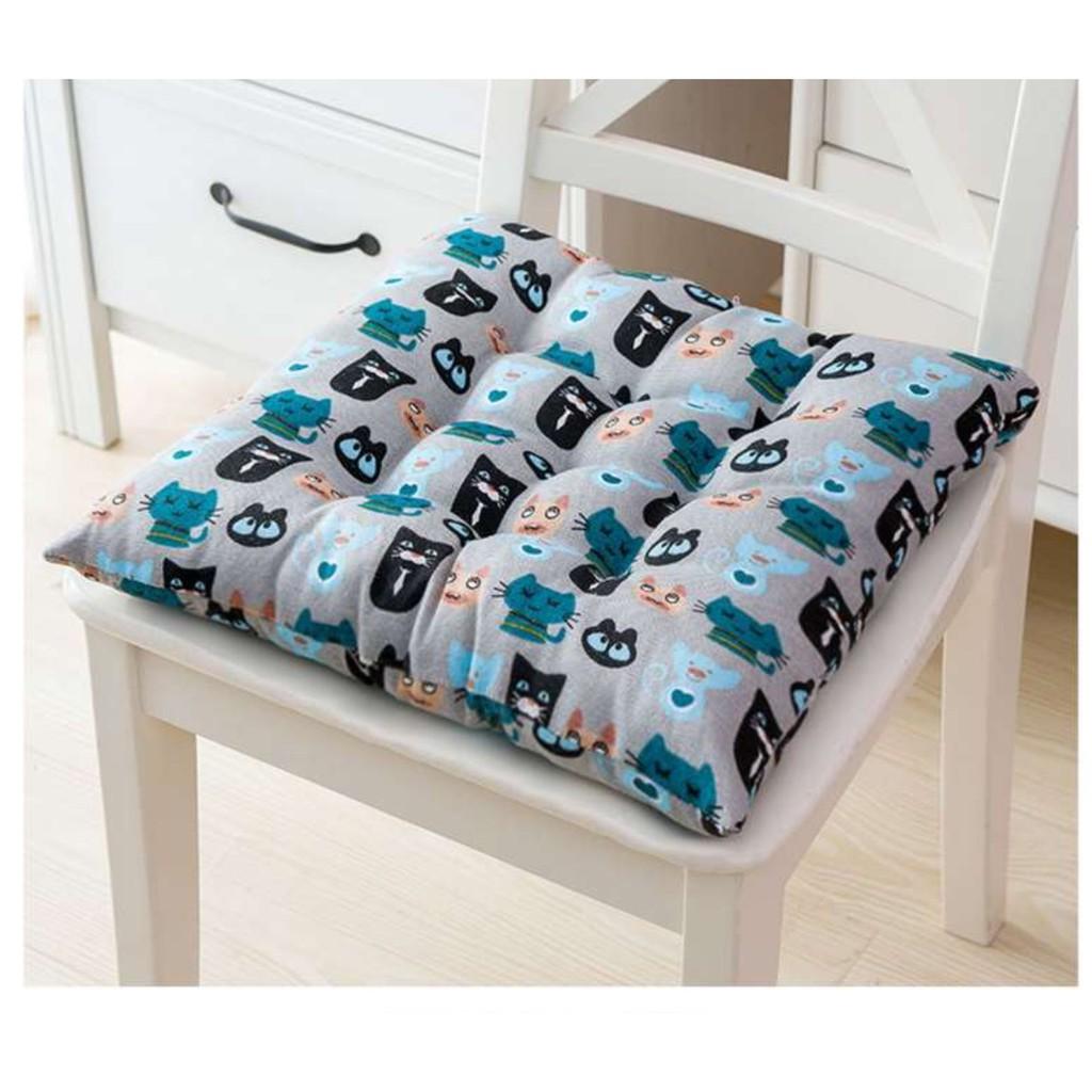 Đệm ngồi bệt VUÔNG Nhật Bản SBK9159 MẪU CÒ TÍM
