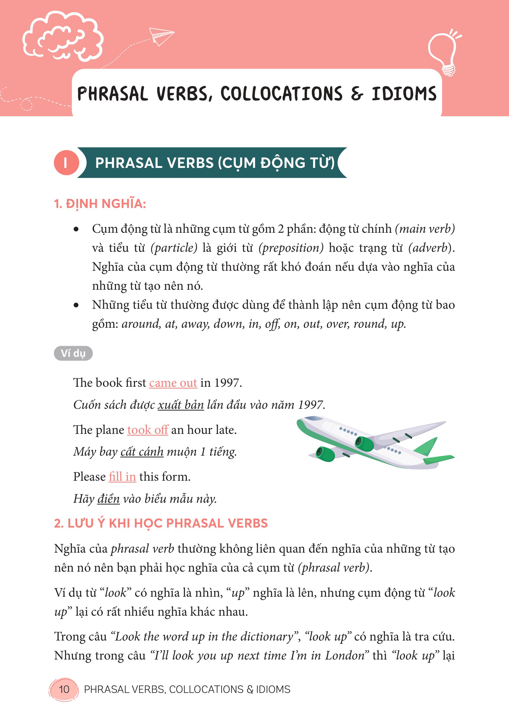 Sách Mindmap English Phrasal Verbs, Collocation And Idioms