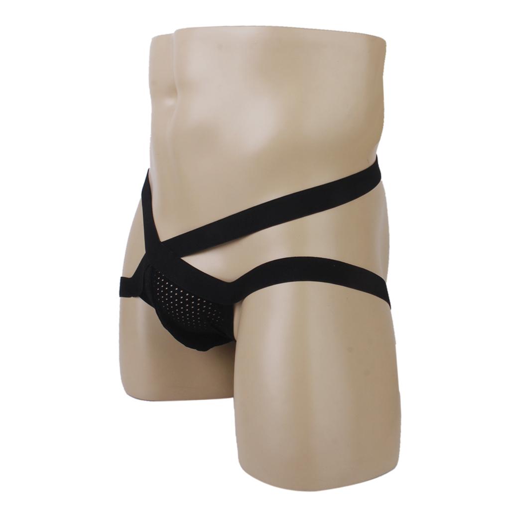 Mens Pouch Jockstrap G-string Shorts Thong Underwear Briefs Lingerie