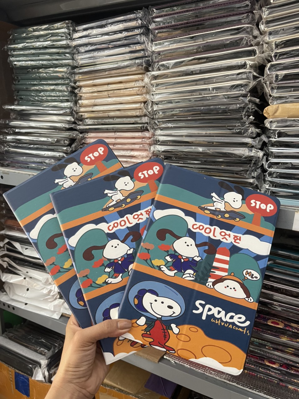 Bao da dành cho ipad 2017/2018/Gen 5/6/Air 1/2 hoạt hình