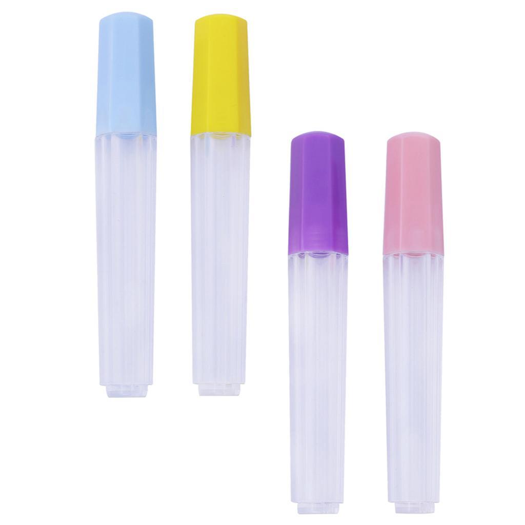 4 Pieces Plastic Sewing Needles Case Tube Felting Needles Storage Container