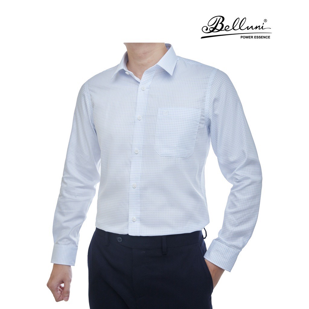 Áo Sơ mi nam dài tay Belluni LUXURY Chất 100% Cotton cao cấp màu sắc trang nhã sang trọng-ABD.CM.BE.164.B6