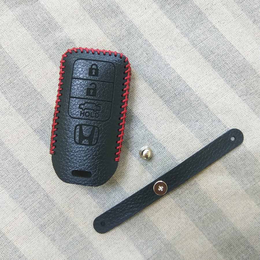 Bao da 3 nút chìa khóa Smartkey cho xe hơi Honda