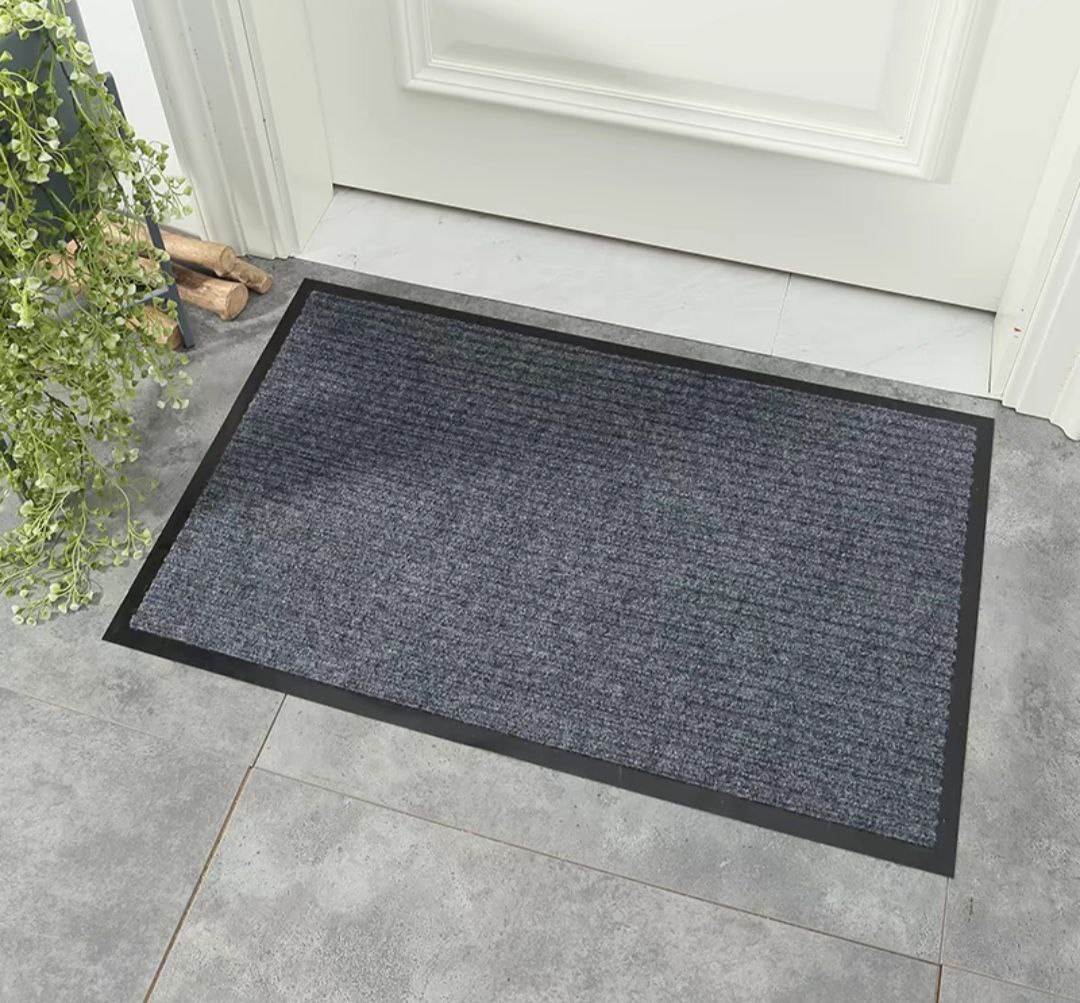 Thảm chùi chân chống trượt đế cao su đen (60 x 90 cm)