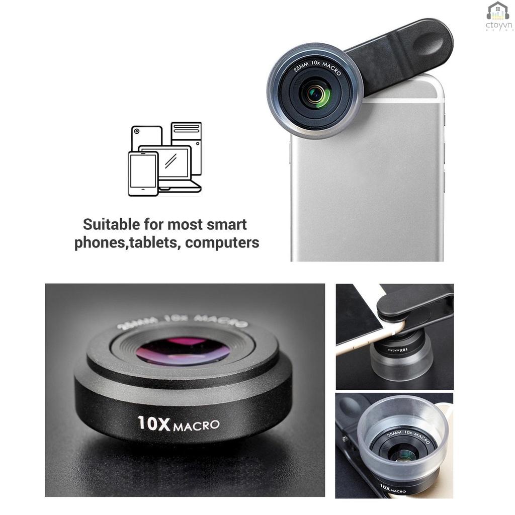 Ống kính máy ảnh HD 25mm 10X cho điện thoại