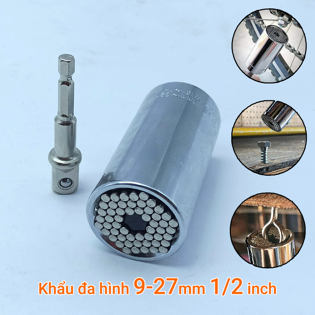Khẩu đa hình 9-27mm ½ inch