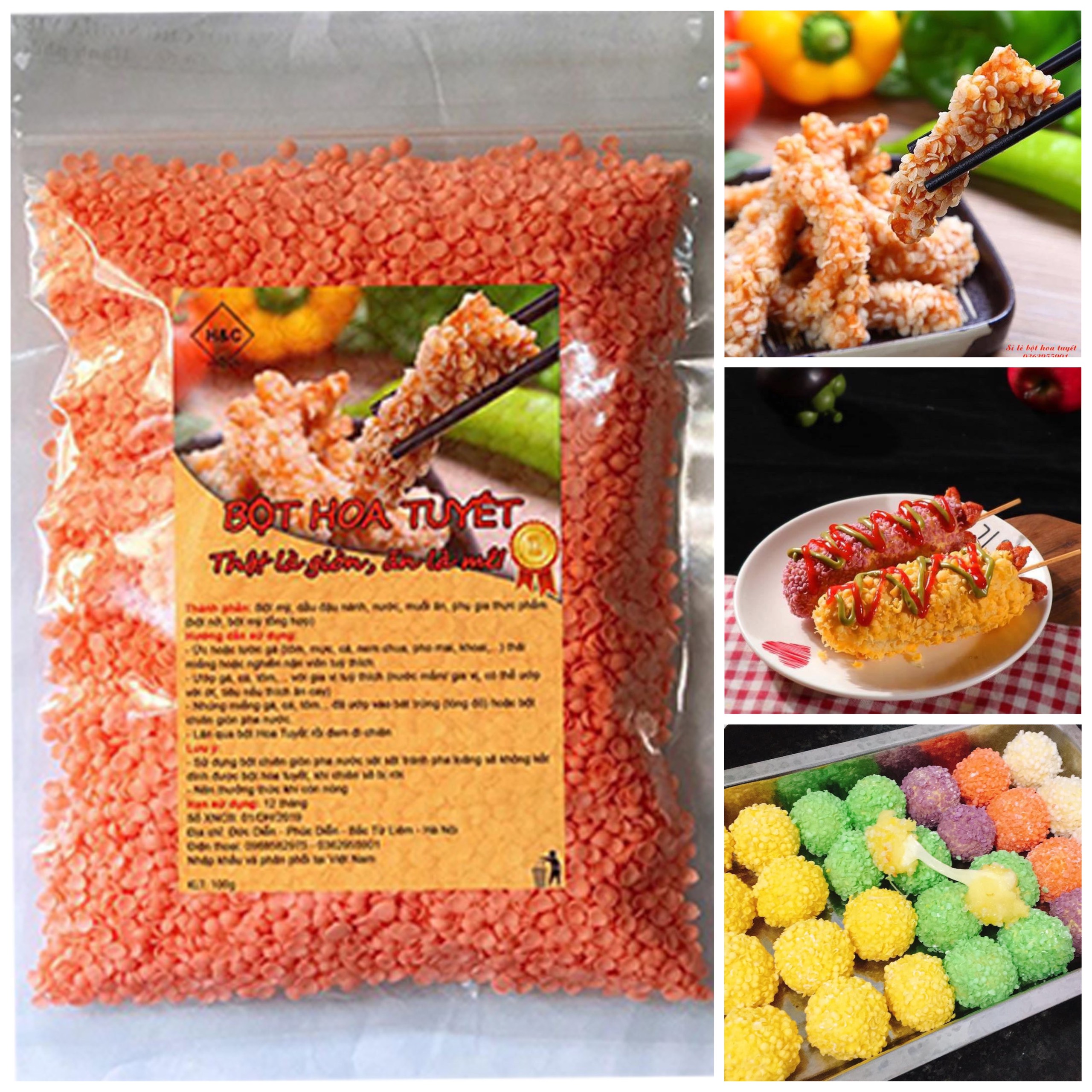 Bột Chiên Xù Hoa Tuyết 100g - Giòn tan