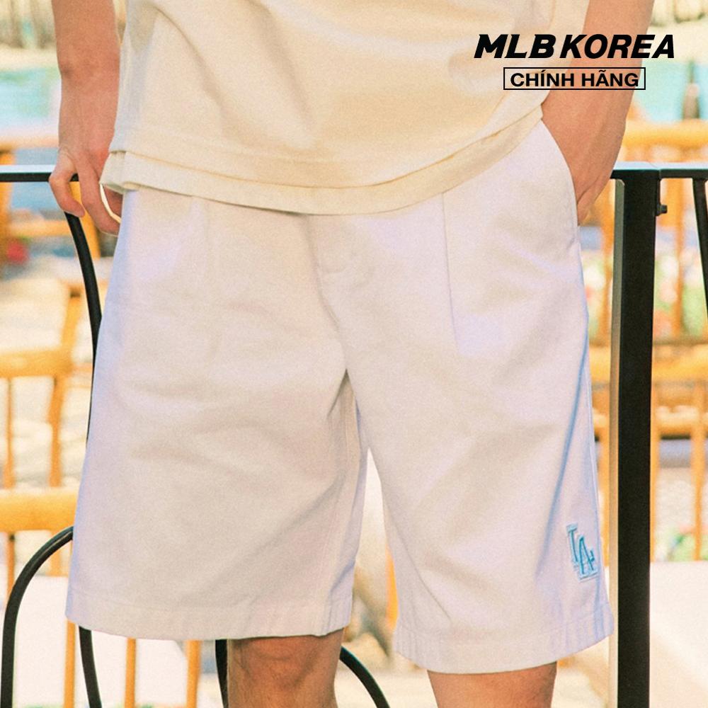 MLB - Quần shorts lưng thun Basic Bermuda 3ASM60323