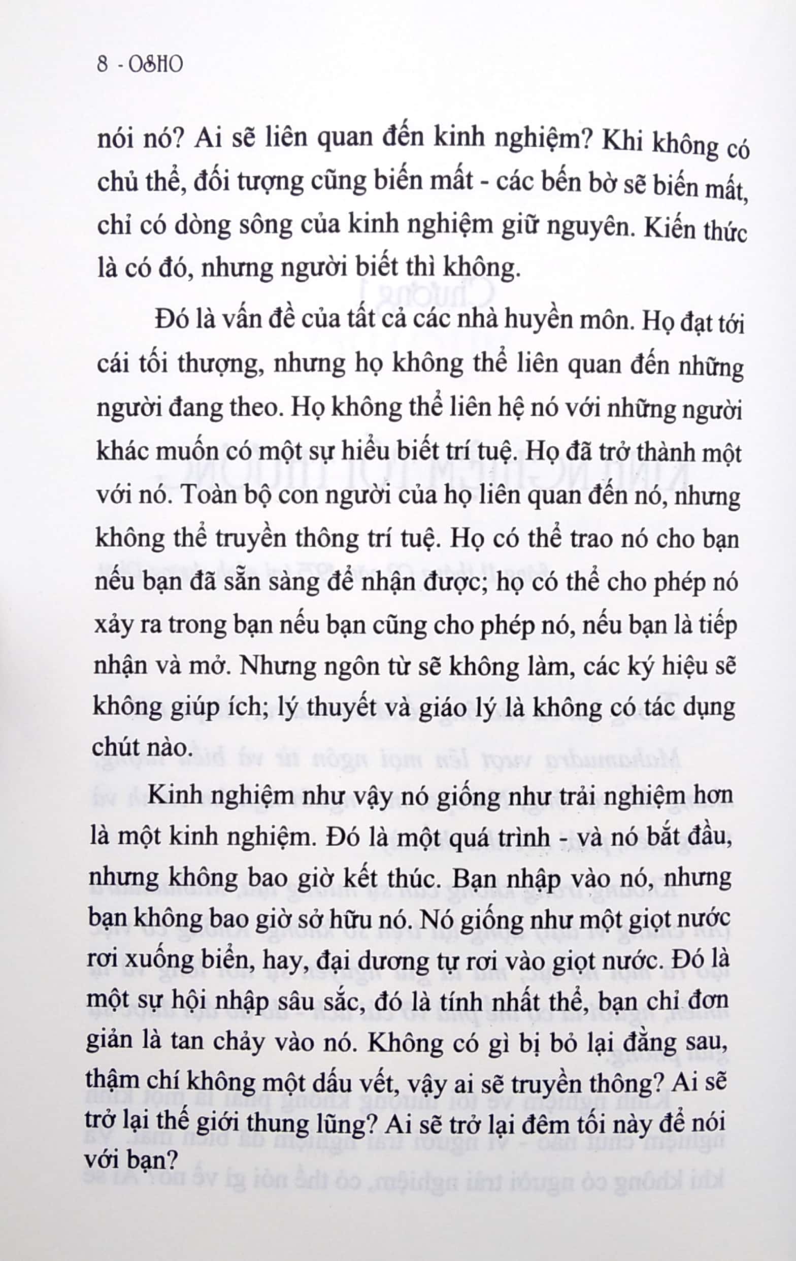 Osho - Tantra - Sự Hiểu Biết Tối Cao - (CT)