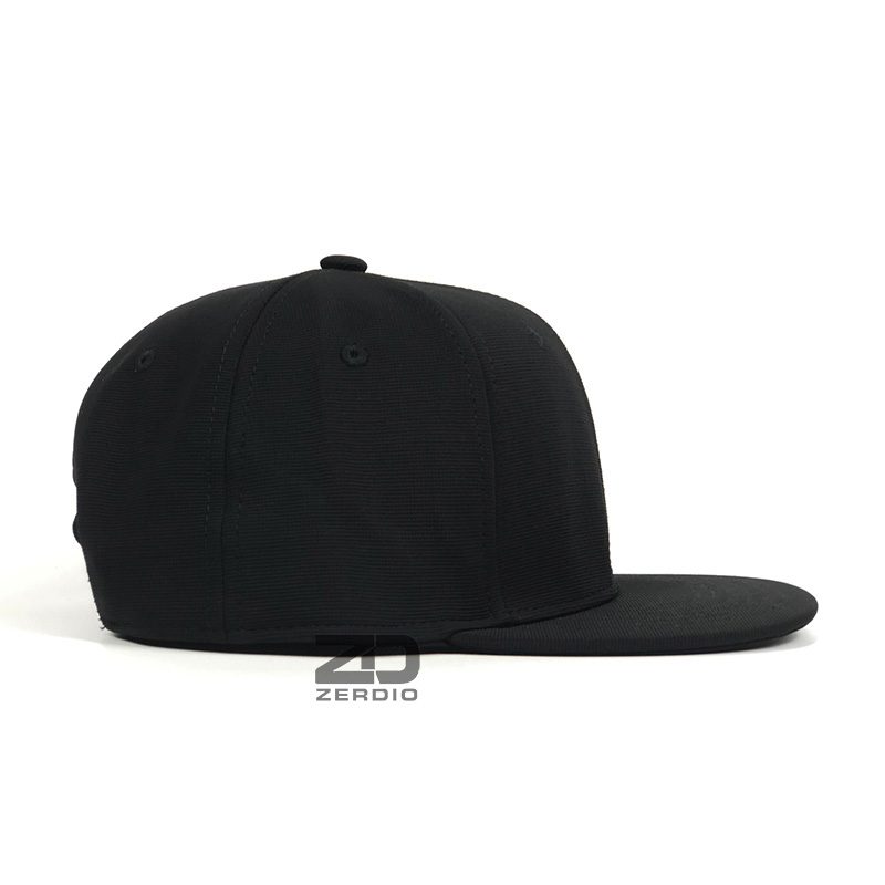 Nón snapback, mũ nam đen trơn phong cách hiphop chất liệu cao cấp