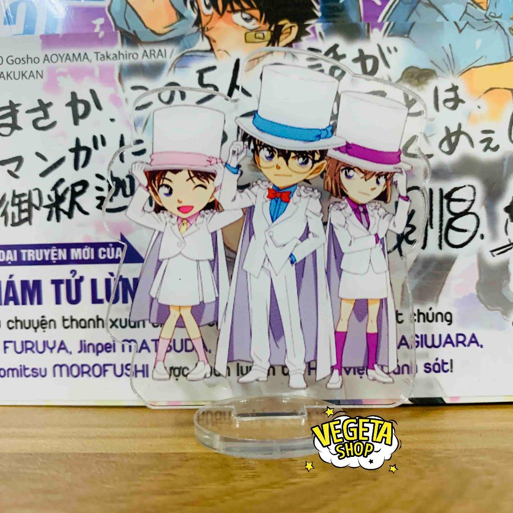 Mô Hình Tượng Standee Acrylic Mica 2 mặt cao 6,5cm - Conan Haibara Ran Mori Ayumi Mitsuhiko Genta Đội Thám tử nhí lớp 1B