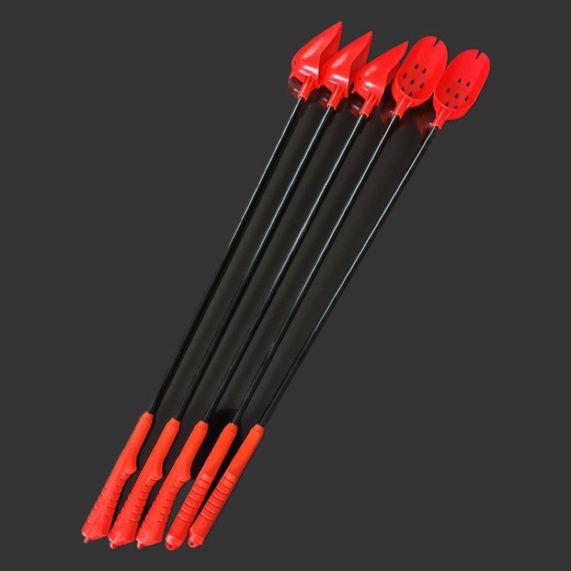 Gậy Vẩy Mồi - Muỗng Xả Mồi Câu Đài, Môi Xả Mồi - Gậy Vẩy Trục Màu Đỏ