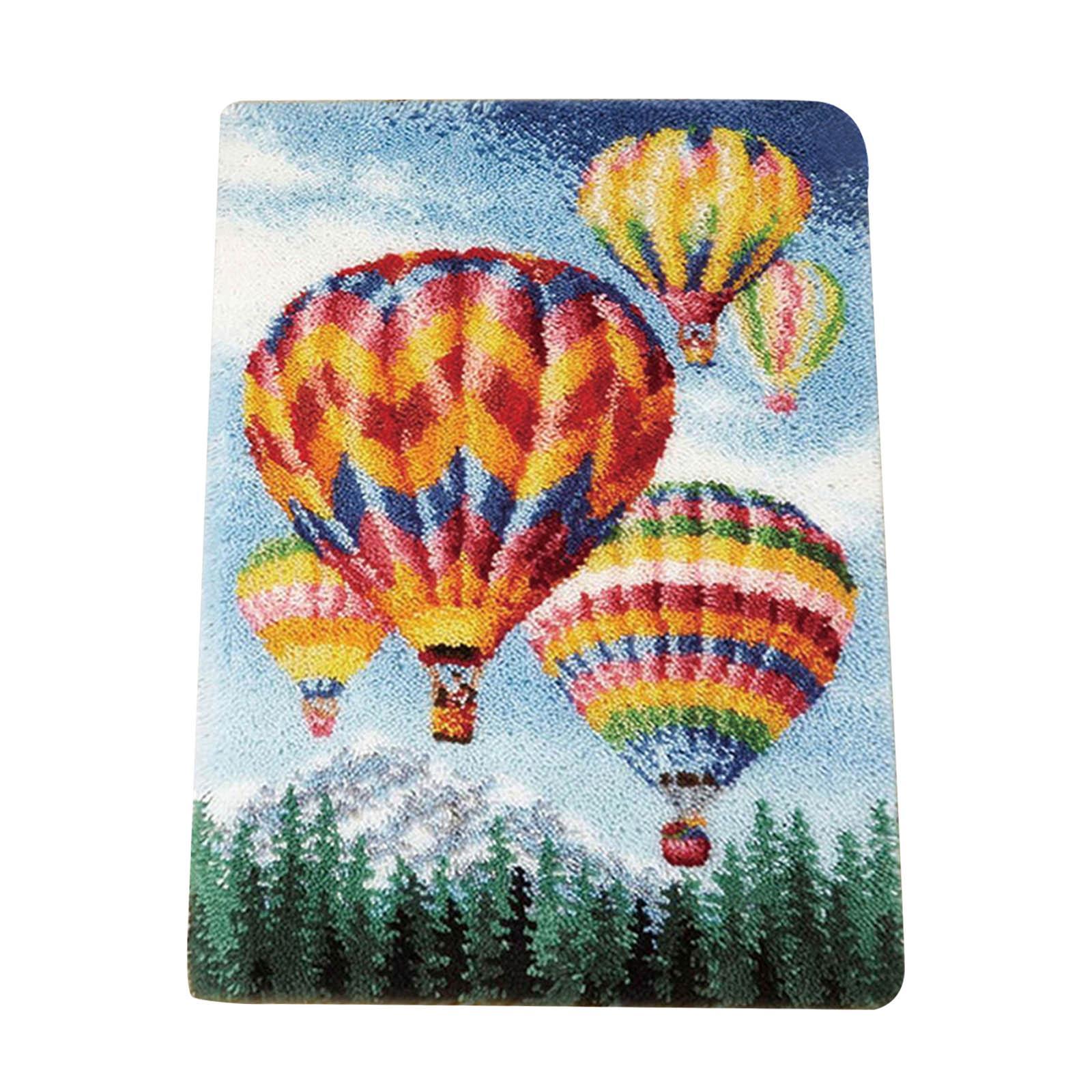 Latch Hook Rug Kits Embroidery Carpet Crochet Yarn Handmade Cushion Tapestry