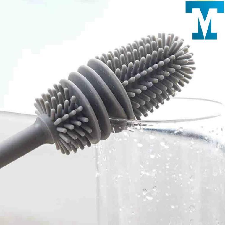 Cọ rửa ly, lọ đa năng bằng chất liệu silicon