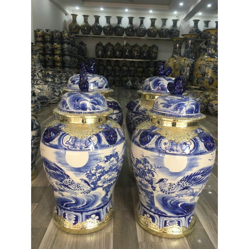 Chóe sứ Bát Tràng bọc đồng