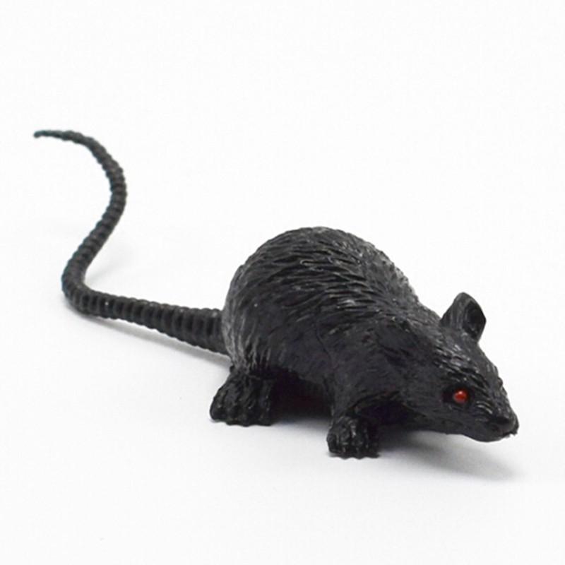 Bộ 10 con chuột nhựa dùng trong trang trí Halloween (tuyet)  GD0277