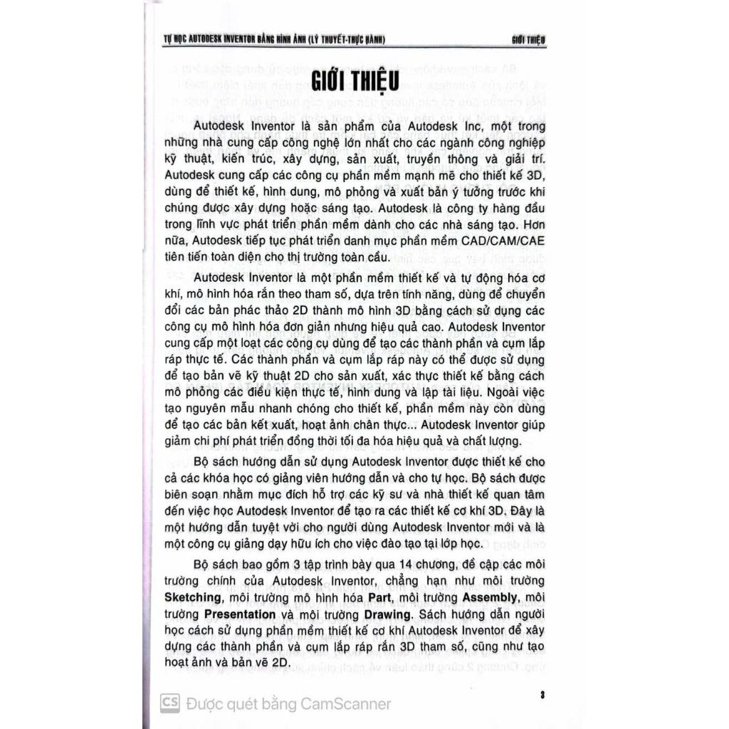 Sách Autodesk inventor bằng hình ảnh ( lý thuyết - thực hành)