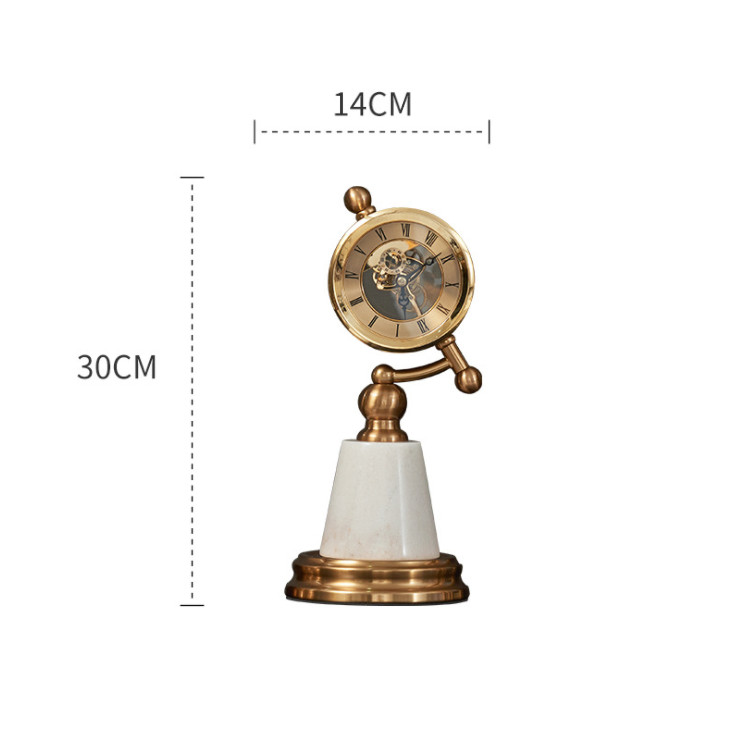 Đồng hồ để bàn Luxury Metal Table Clock